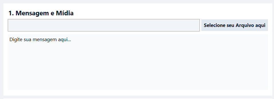 Mensagem e mídia em um só lugar no CoestarZAP